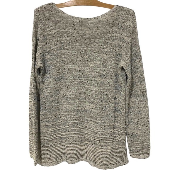 J. Jill | Sweater Scoop Neck Long Sleeve Neutral- Size Small - Picture 9 of 9
